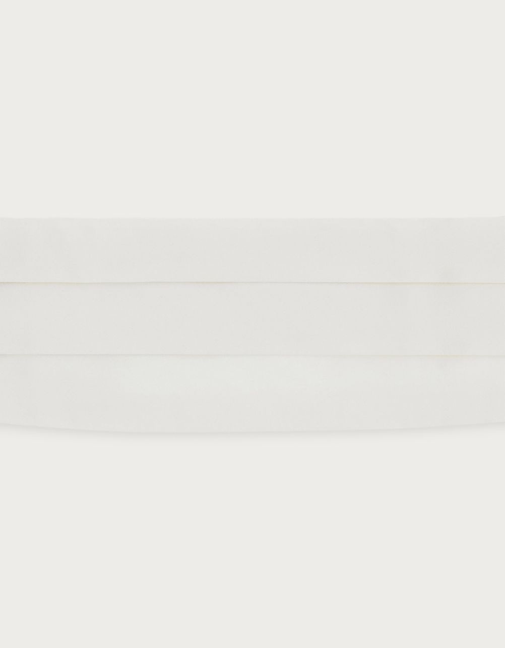 White silk cummerband - Extra Large
