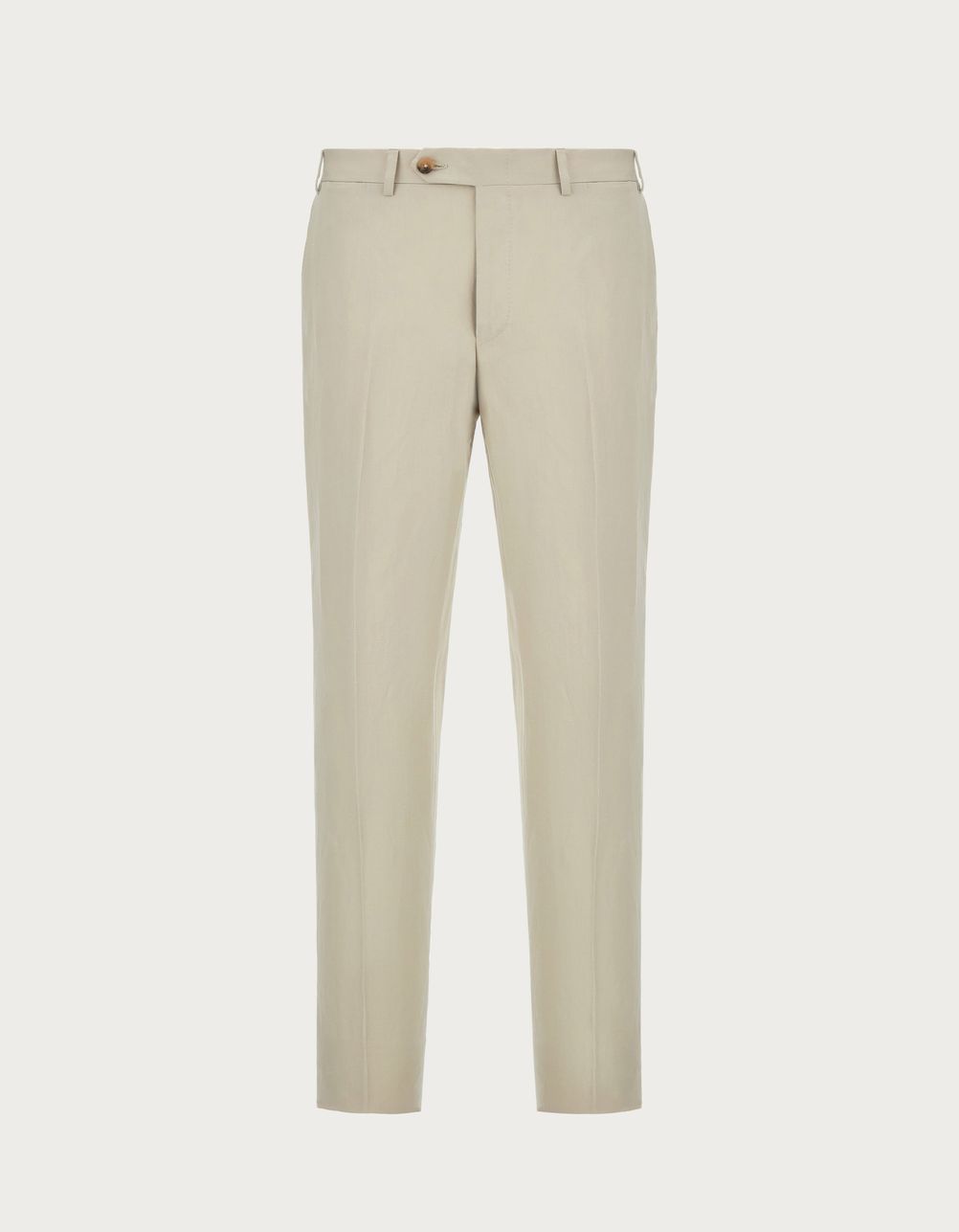 Natural trousers in silk and linen - Exclusive