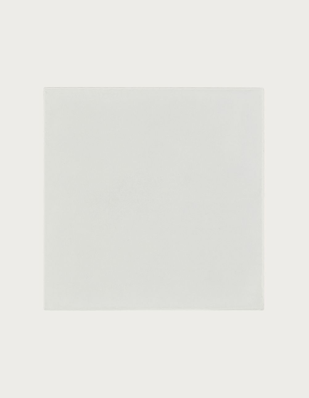 White silk pocket square