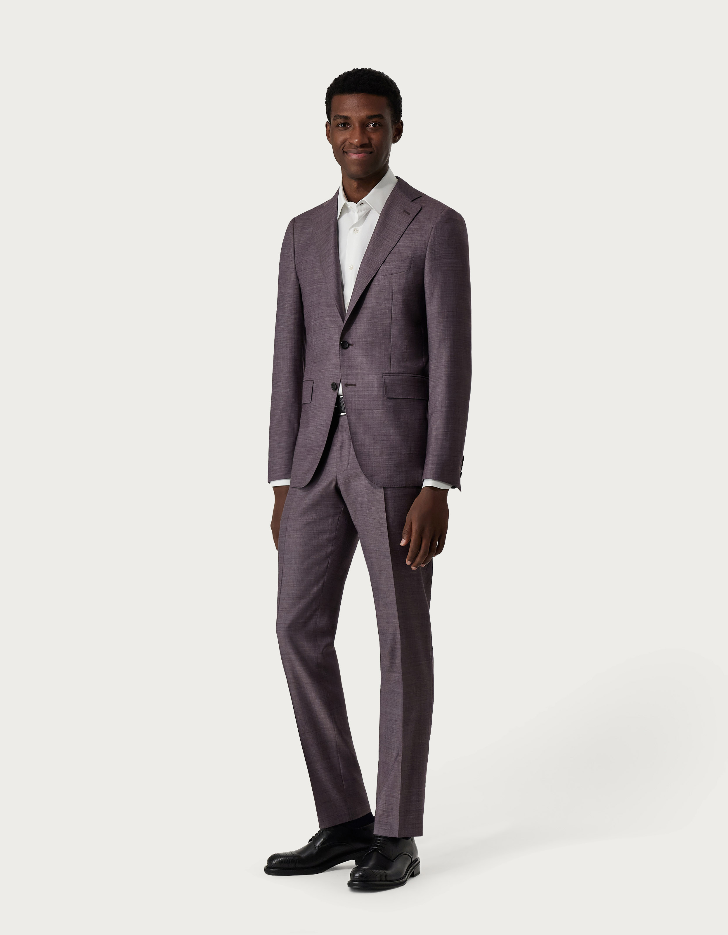 Suit in purple wool - Canali INTL