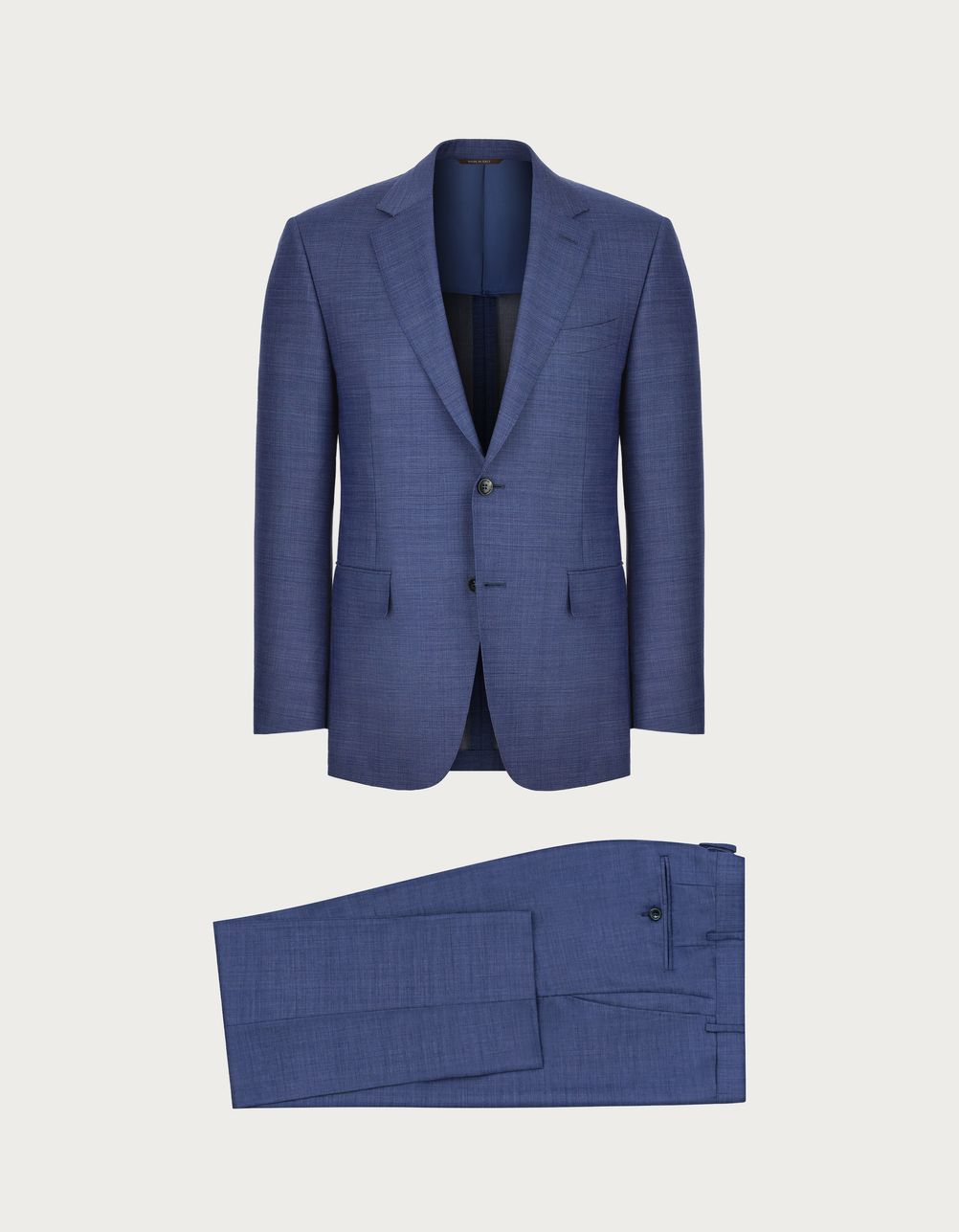 Light blue suit in wool