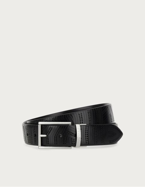 Mens designer black outlet belts