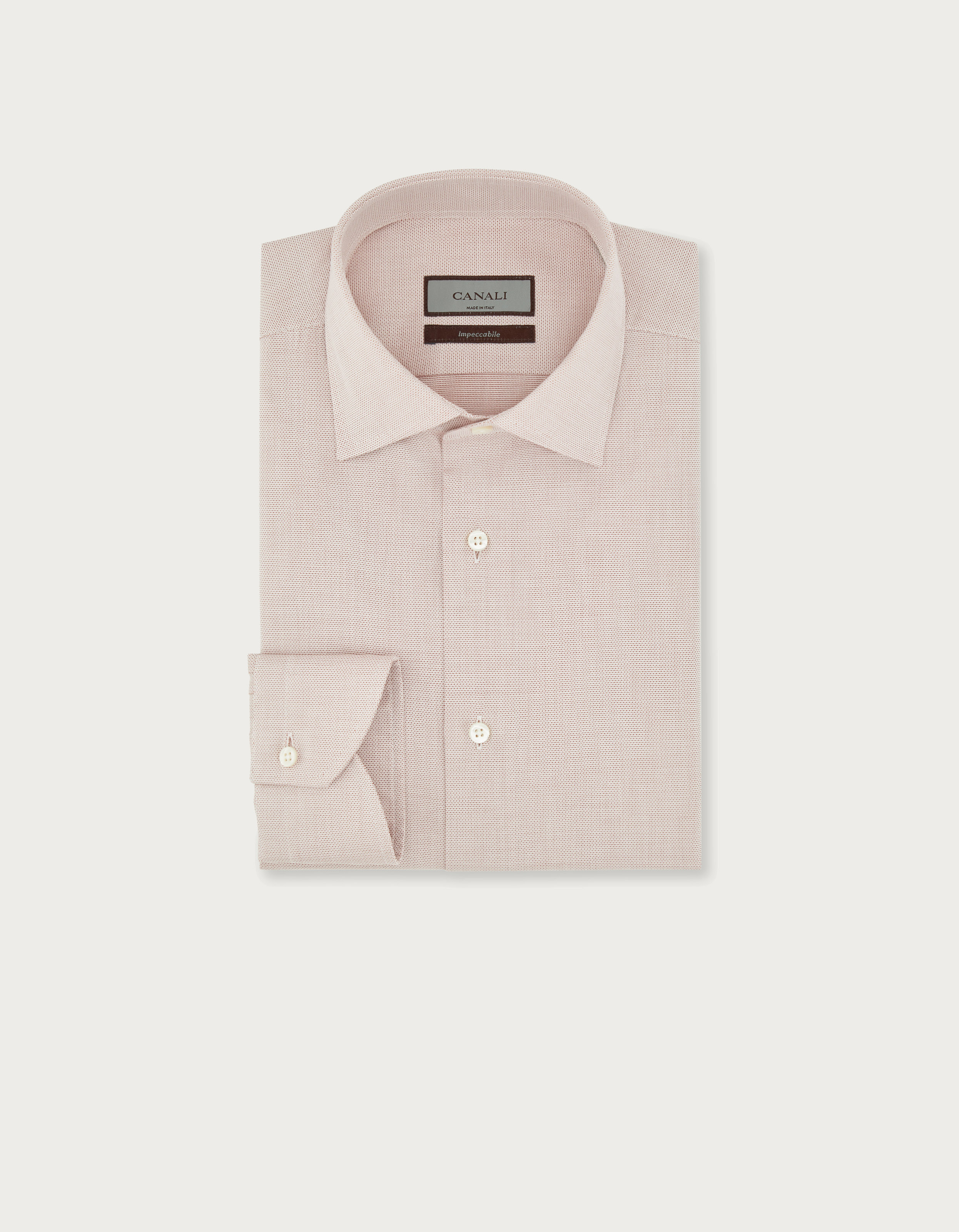 Canali slim store fit dress shirt