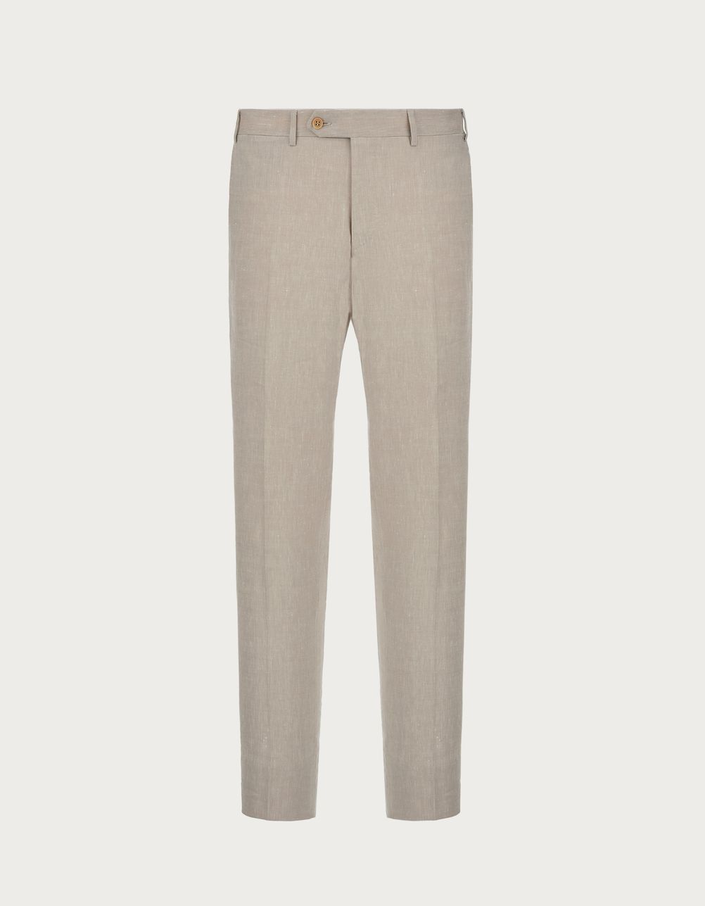 Natural trousers in linen and wool