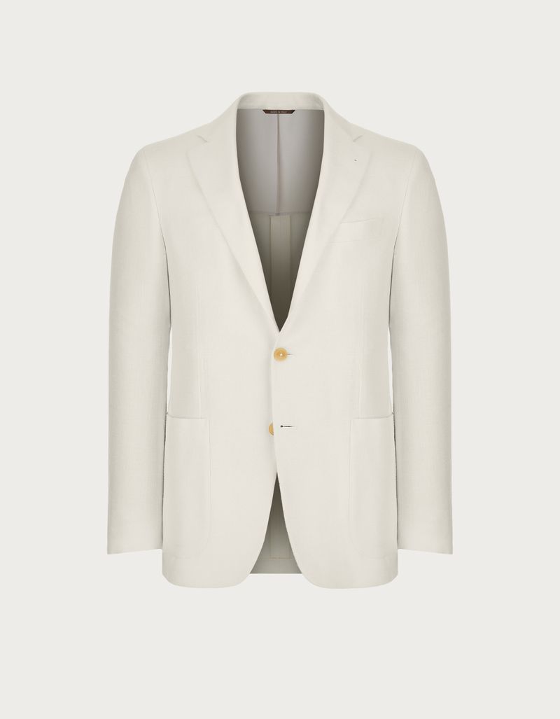 White Kei blazer in silk Exclusive