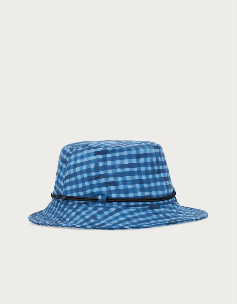 Cappello da pescatore in nylon blu