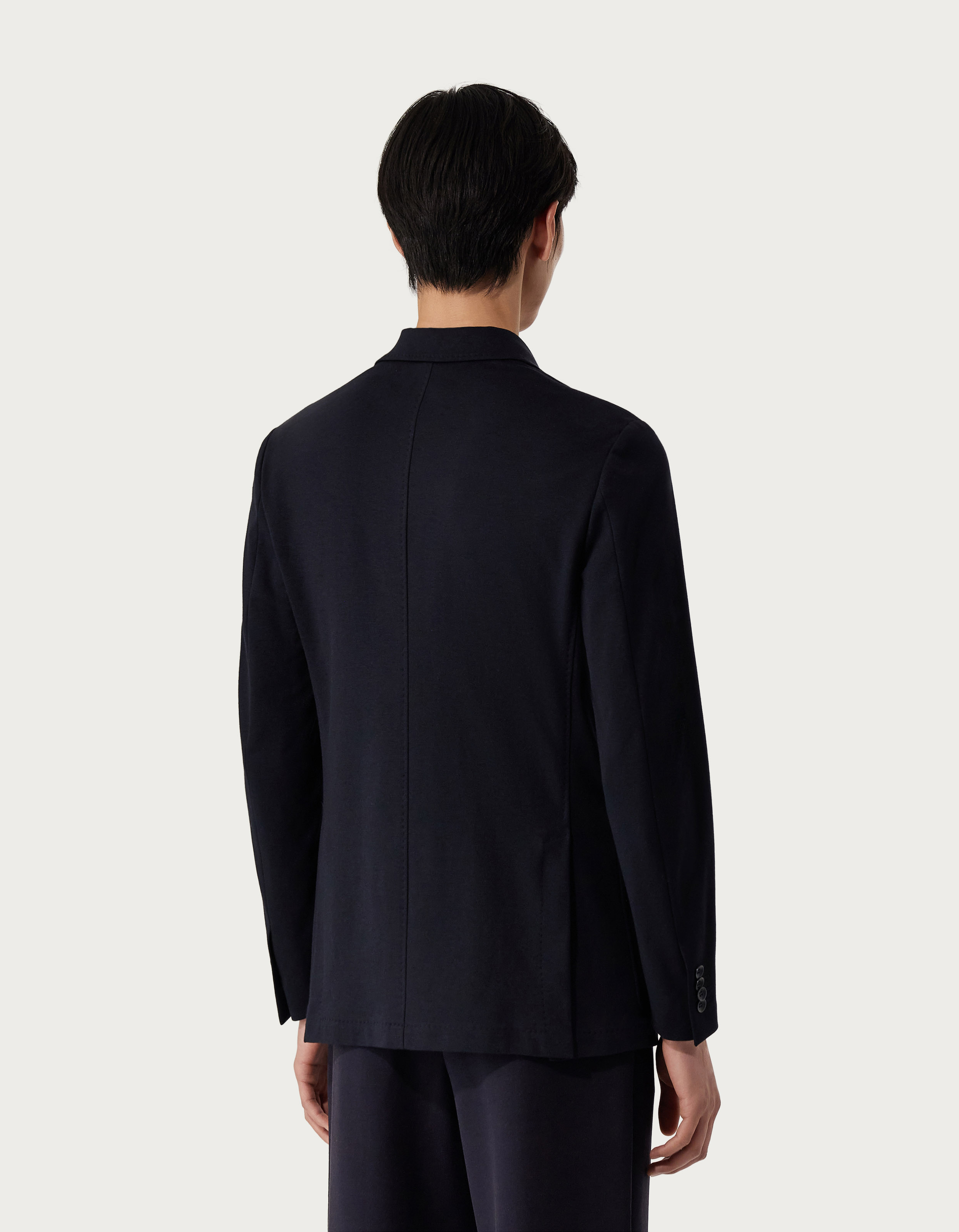 Blue jersey jacket - Canali EU