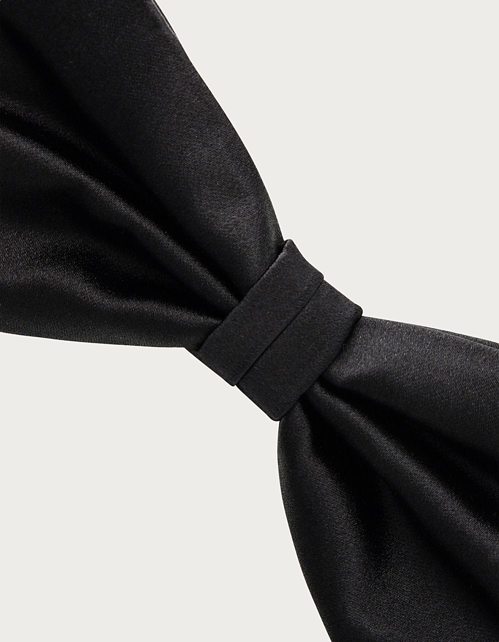 Black Silk Formal Bow Tie
