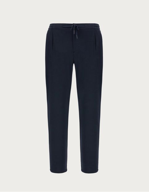 Five-pocket pants in cotton and silk denim - Canali EU Five-pocket pants in cotton and silk denim - Canali EU