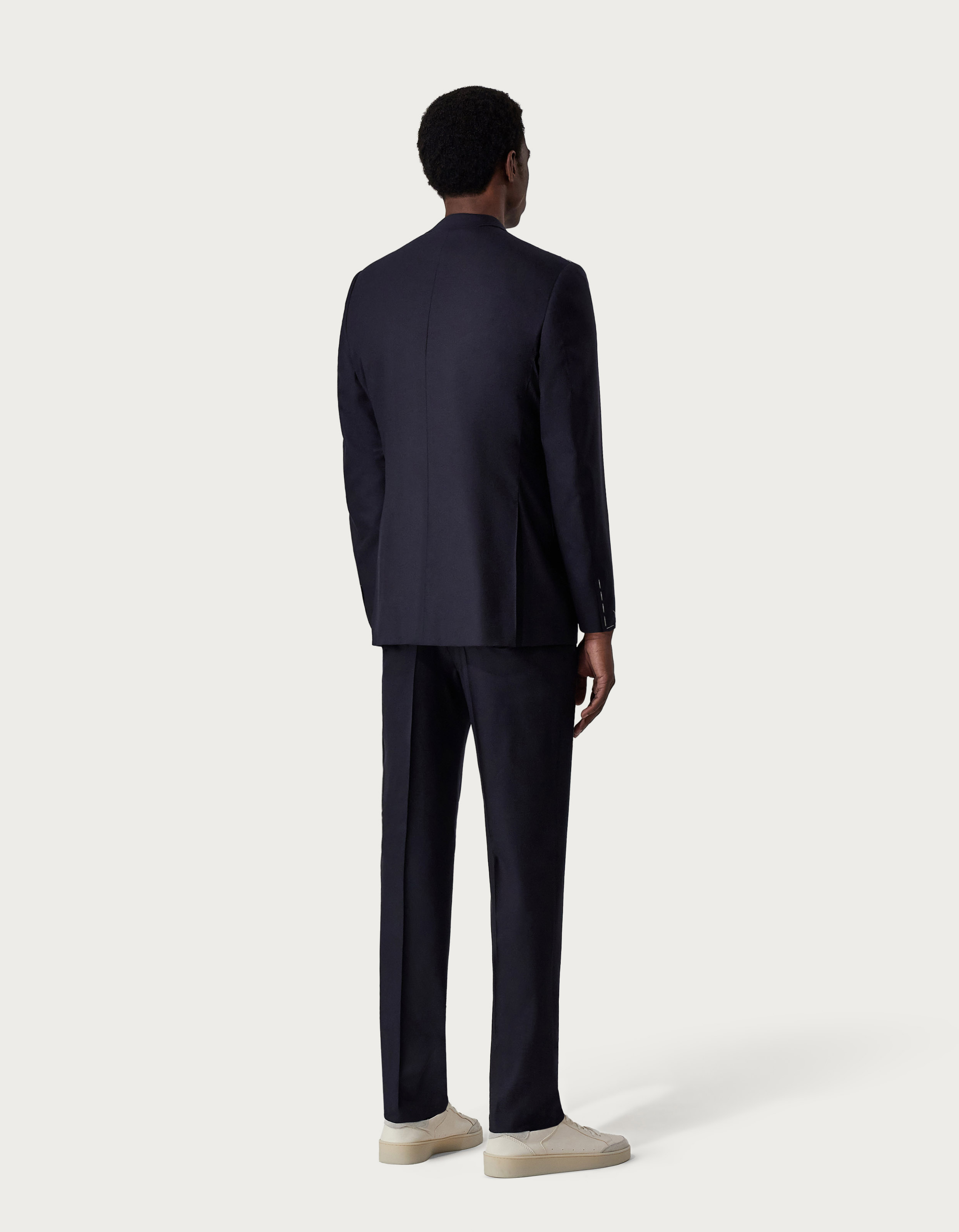 Navy Blue Suit In Stretch Cashmere Canali GB navy-blue-suit-in-stretch-cashmere-canali-gb