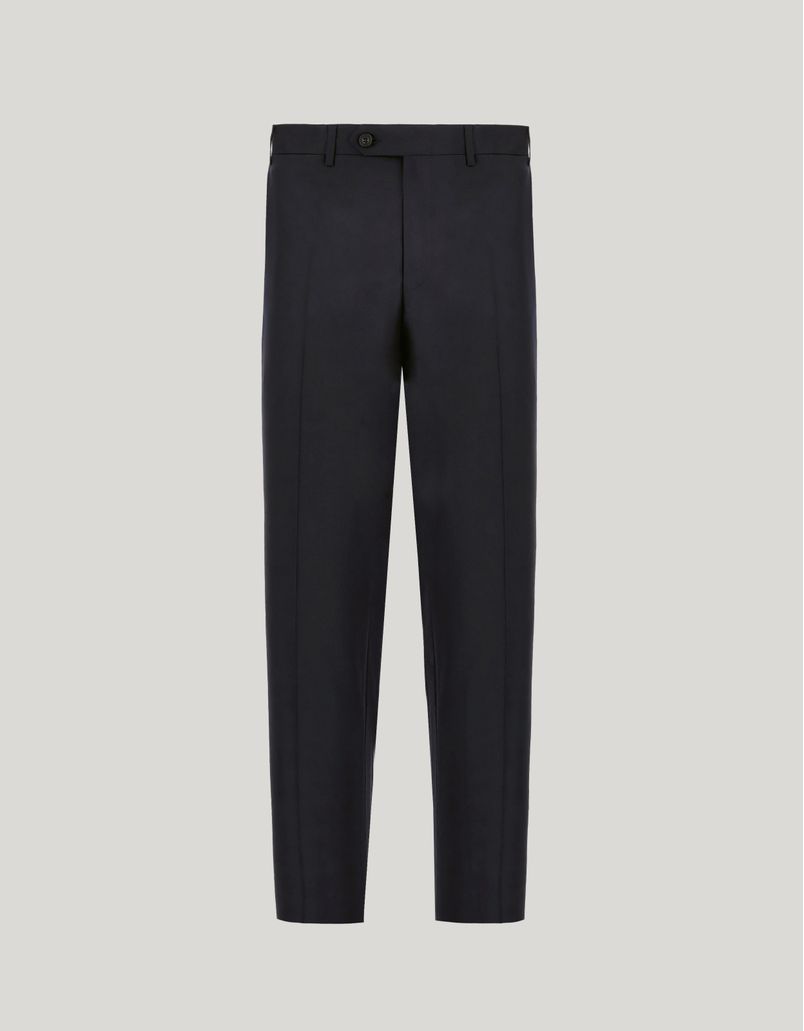 Dark Blue pants in 150's wool - Exclusive