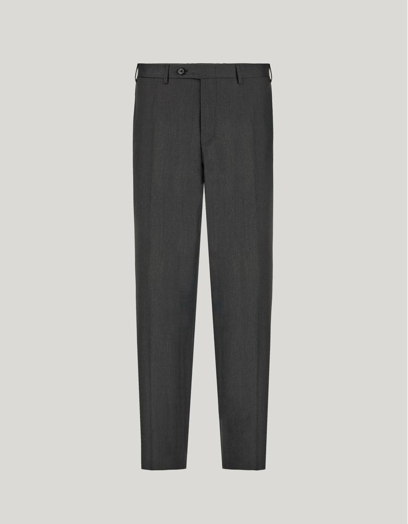 Pantalon anthracite en laine 150's - Exclusive