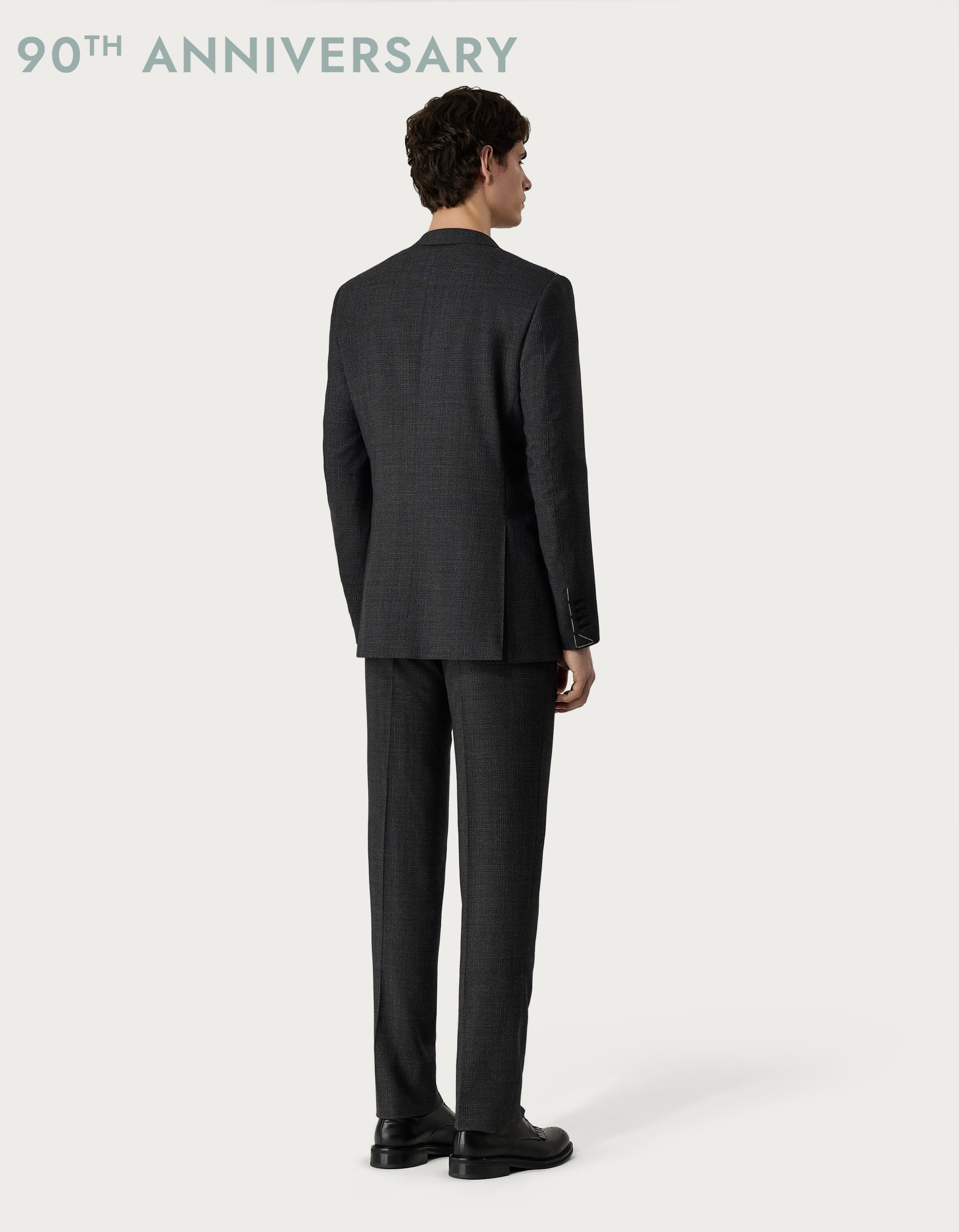 Men's wool suit anthracite in a regular fit - Canali CH