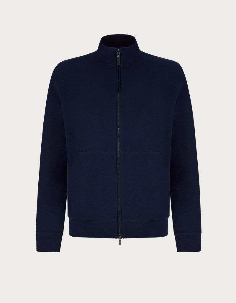 Men's blue blazer wool and lyocell blend - Canali INTL Men's blue blazer wool and lyocell blend - Canali INTL