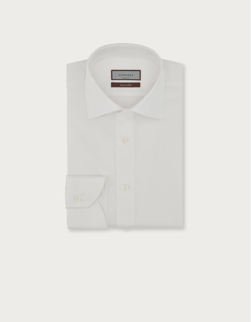 Chemise blanche Impeccabile, coupe classique, en coton