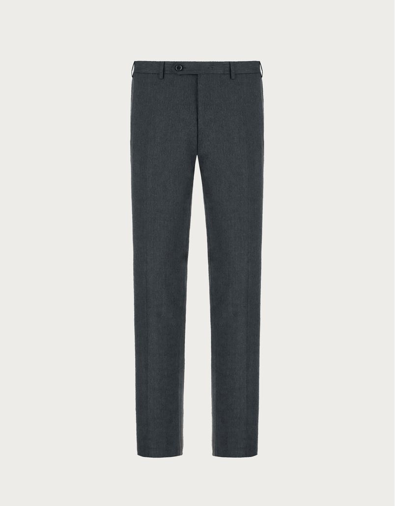 Pantalon anthracite en laine Impeccabile