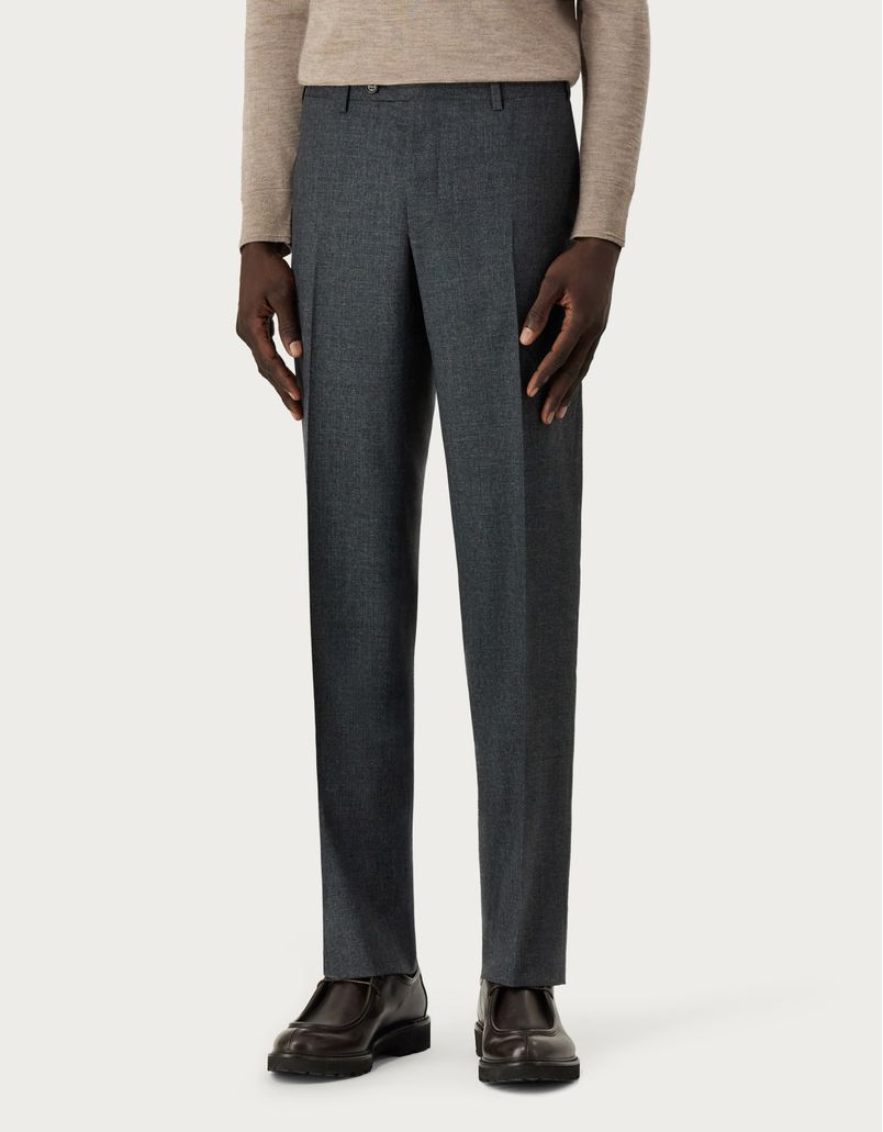 Anthracite pants in Impeccabile wool