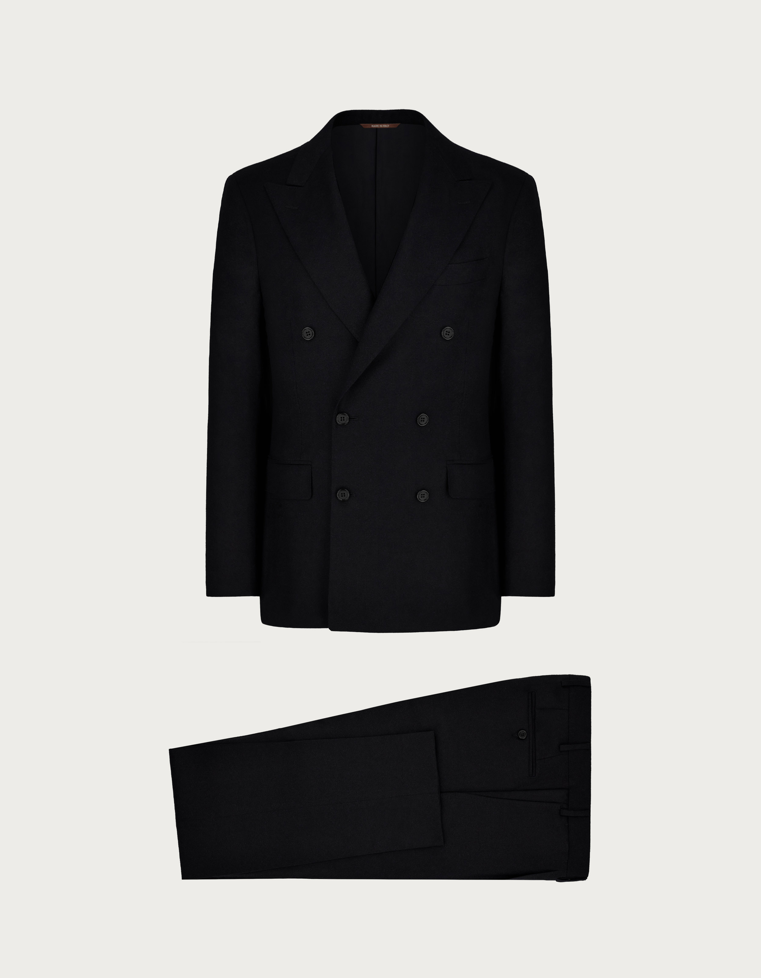 Men's Navy Blue Double-Breasted Suit - Canali CH