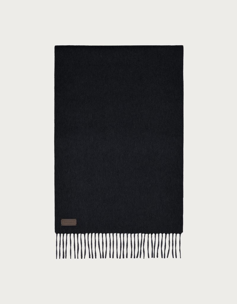 Wool and silk polo shirt with ribbed sleeves - Canali EU Wool and silk polo shirt with ribbed sleeves - Canali EU