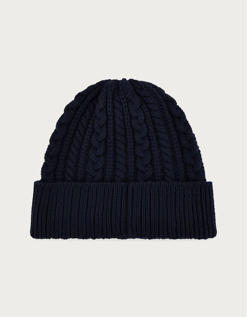 Blue wool hat