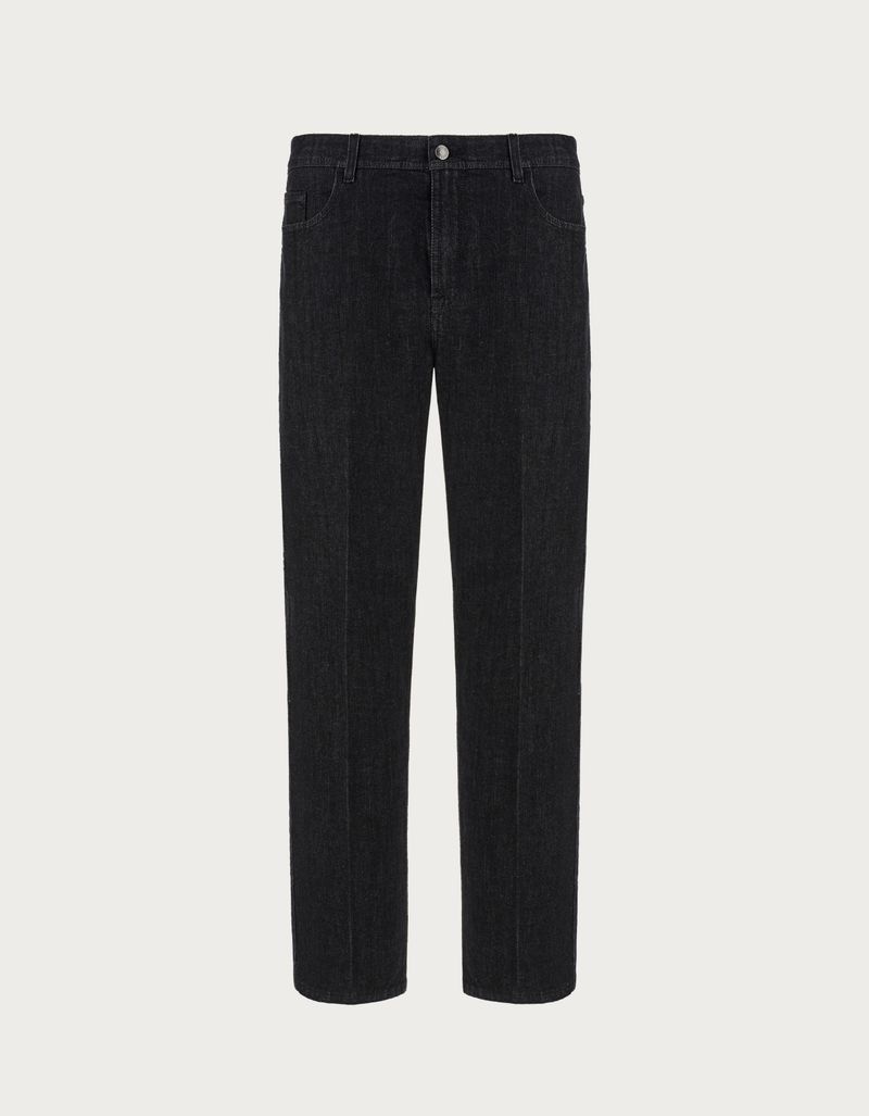 Five-pocket men's denim jeans - Canali EU