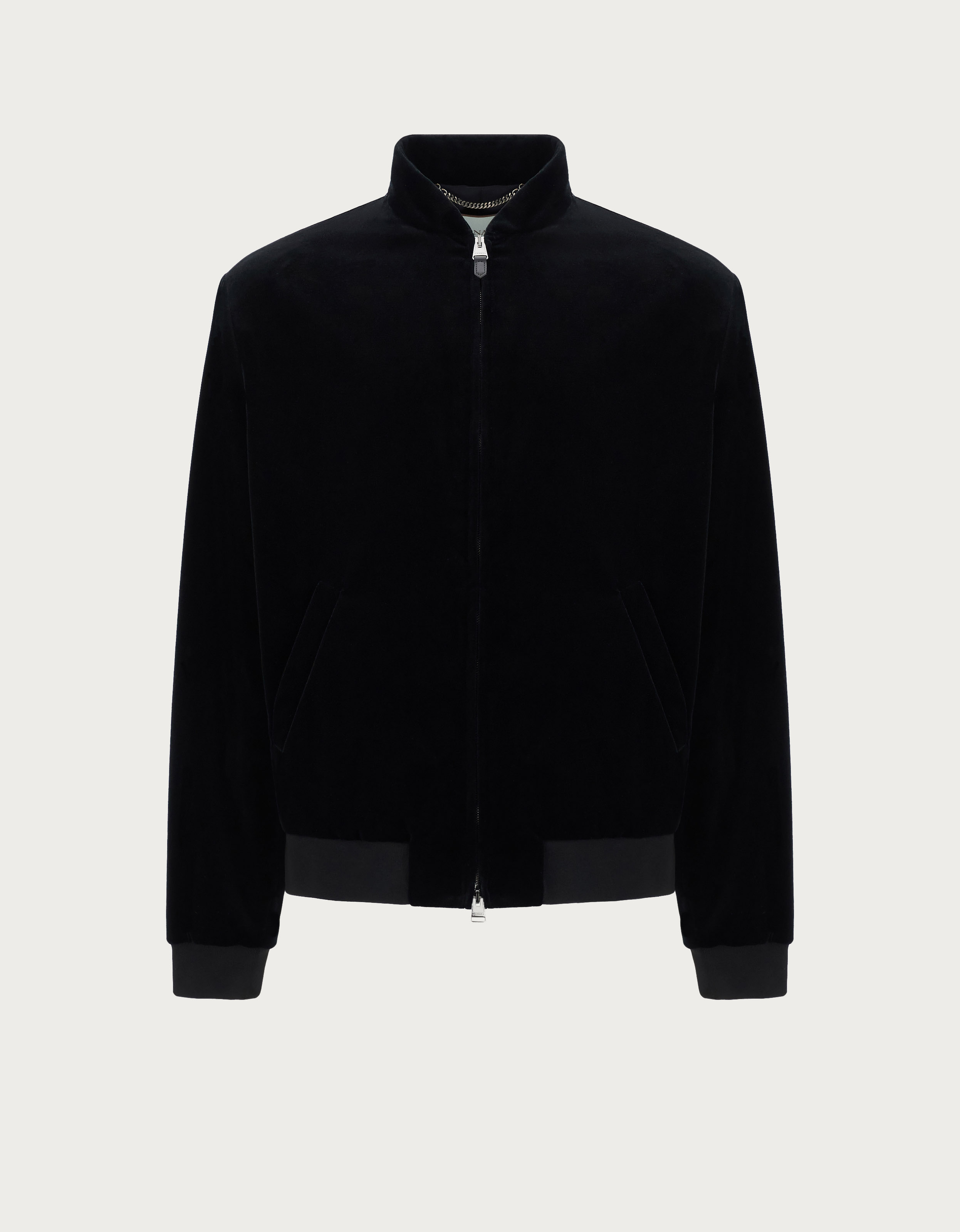 Men's velvet bomber jacket - Canali NO