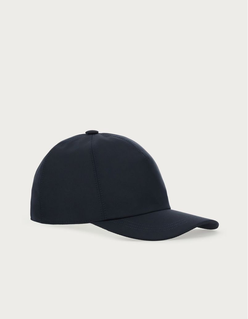 Blue nylon baseball cap