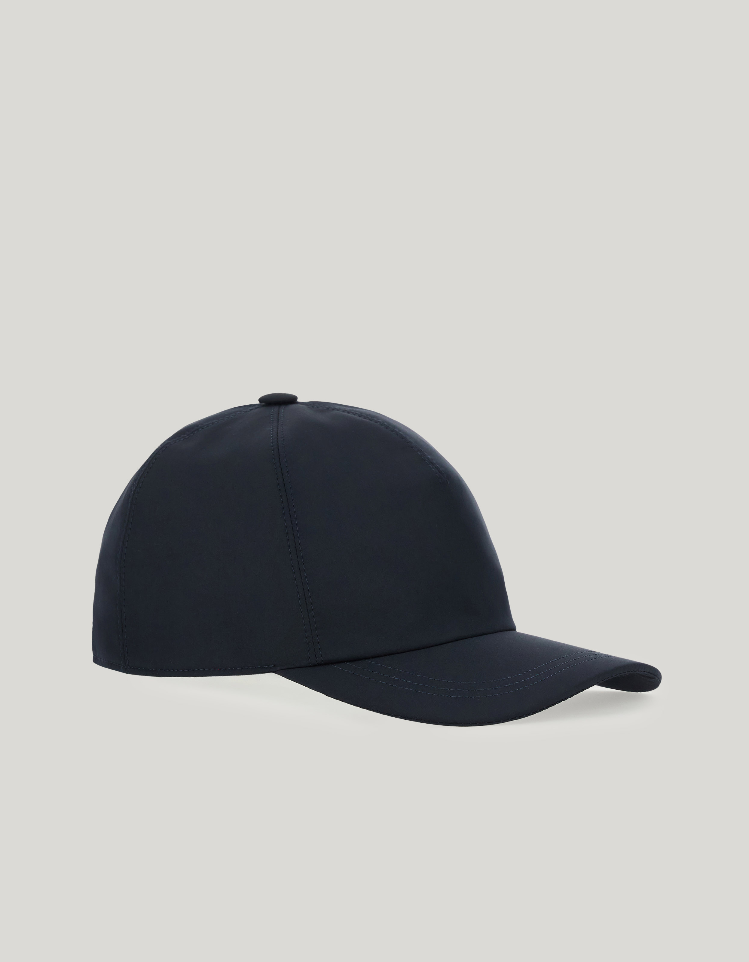 Blue nylon baseball cap - Canali EU