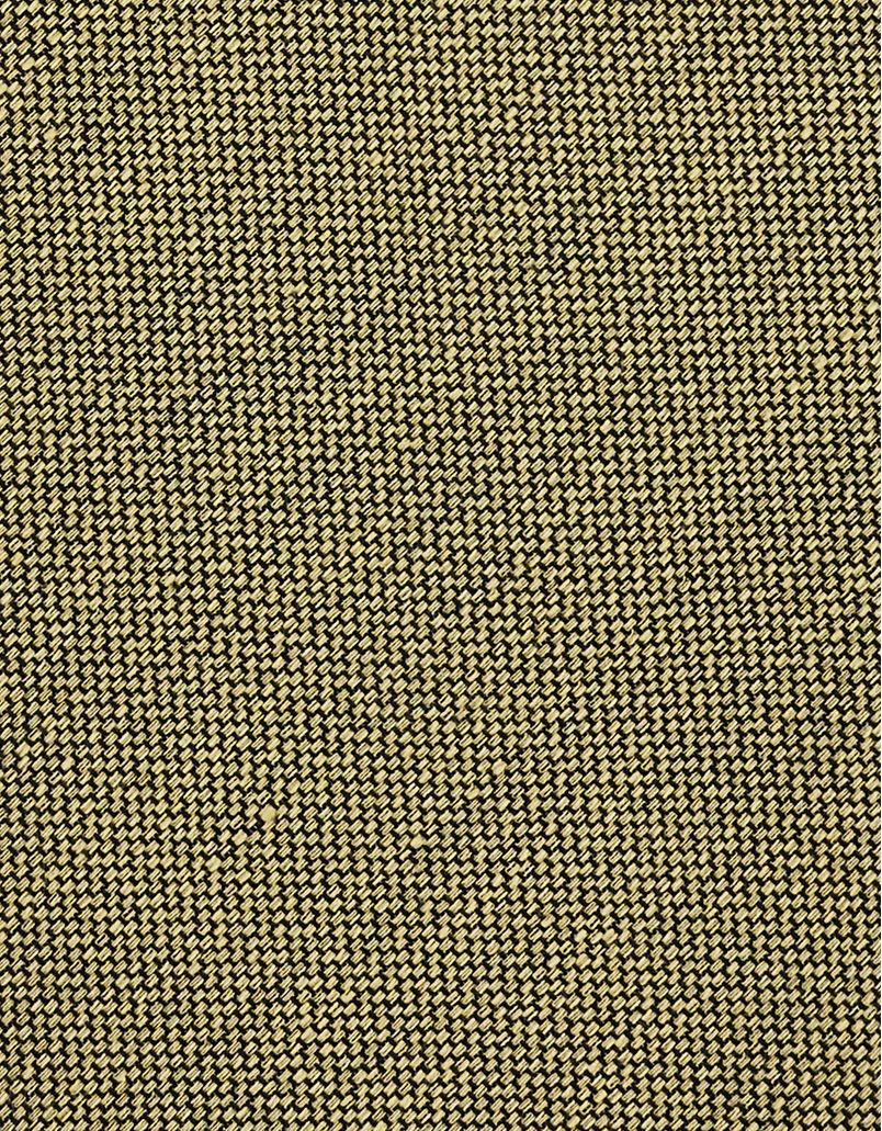 Yellow jacquard tie in cotton and linen
