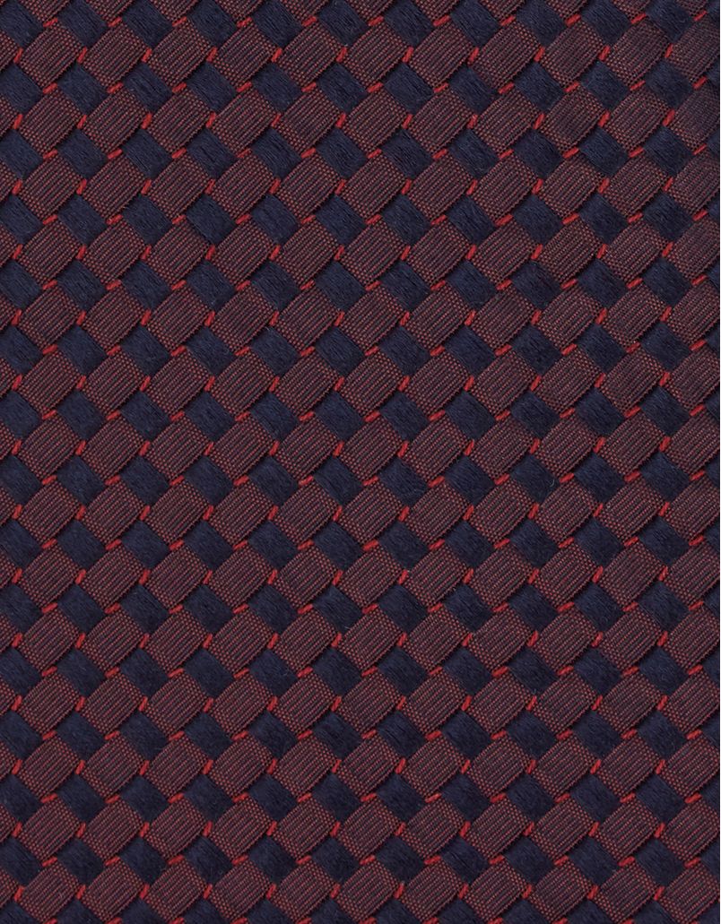 Burgundy silk jacquard tie