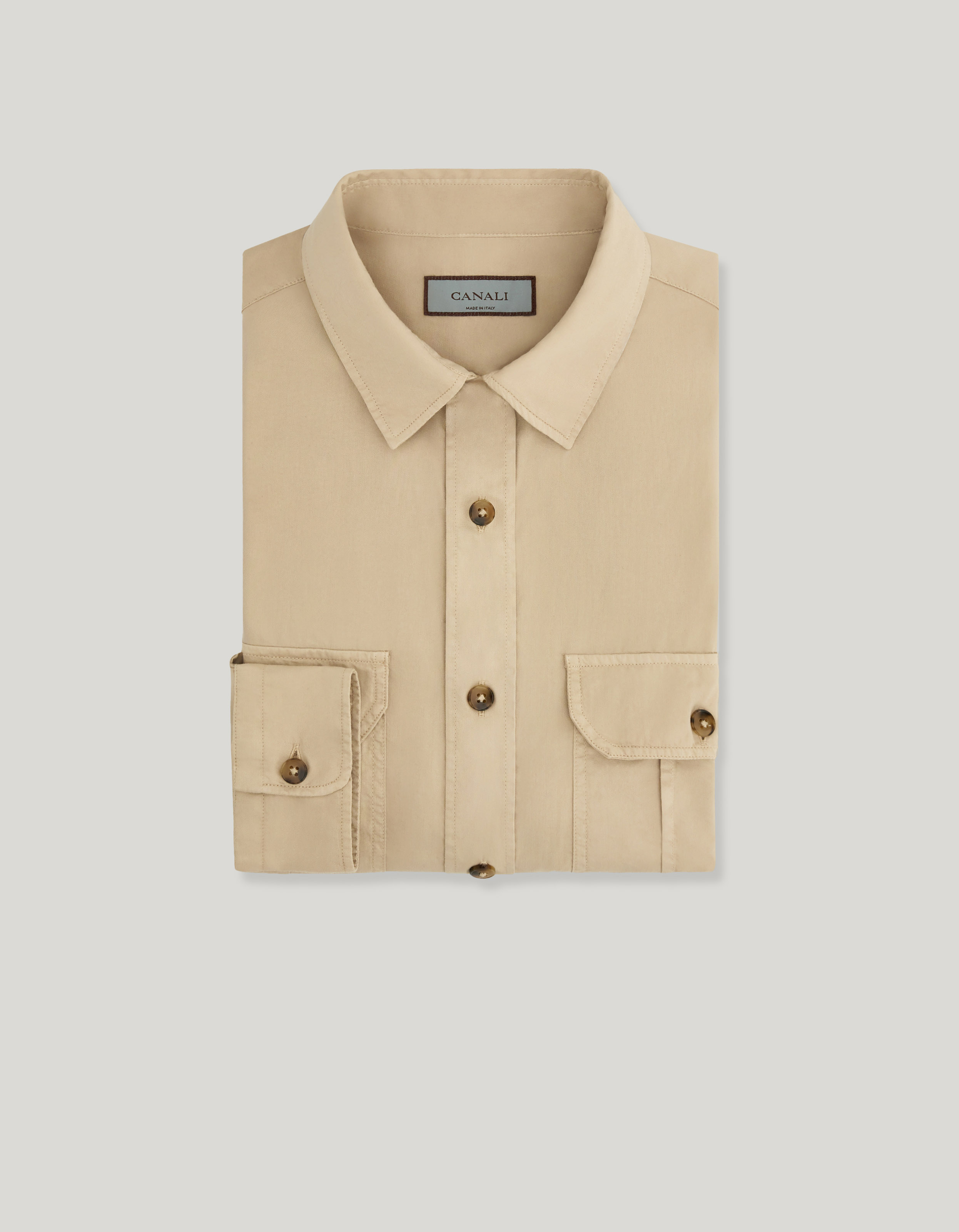 Tシャツ・カットソー CANALI FW25 Canali Shirts (CCLX0C3 GA03292001) Men's casual shirts and sports shirts | Canali INTL