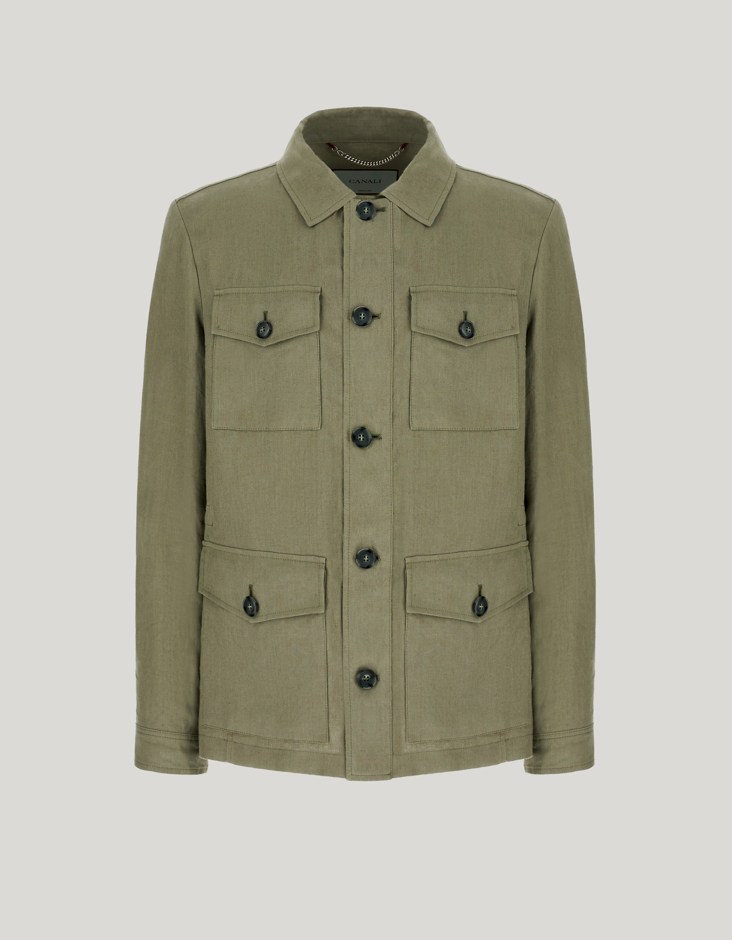 CANALI カナーリジップアップジャケットアイボリー46サイズイタリア