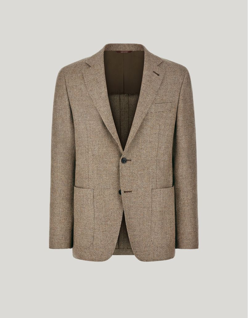 Beige pure wool Kei jacket
