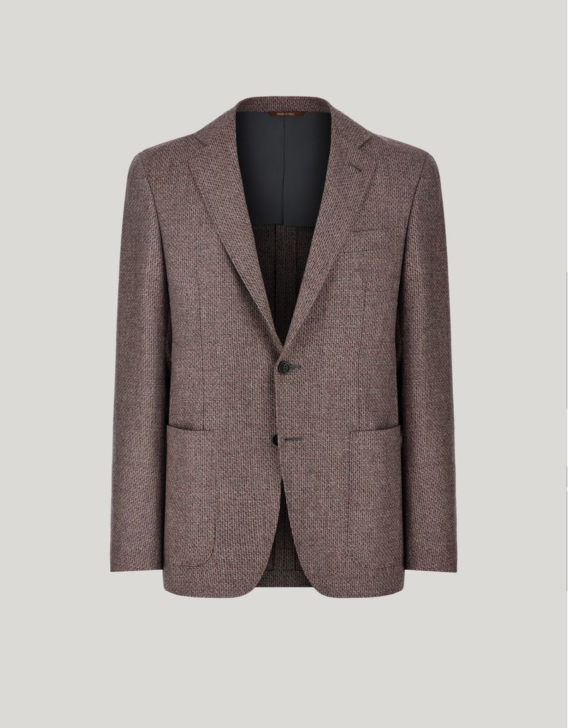 Sakko Kei in Rosa aus reiner Wolle im Modern Fit