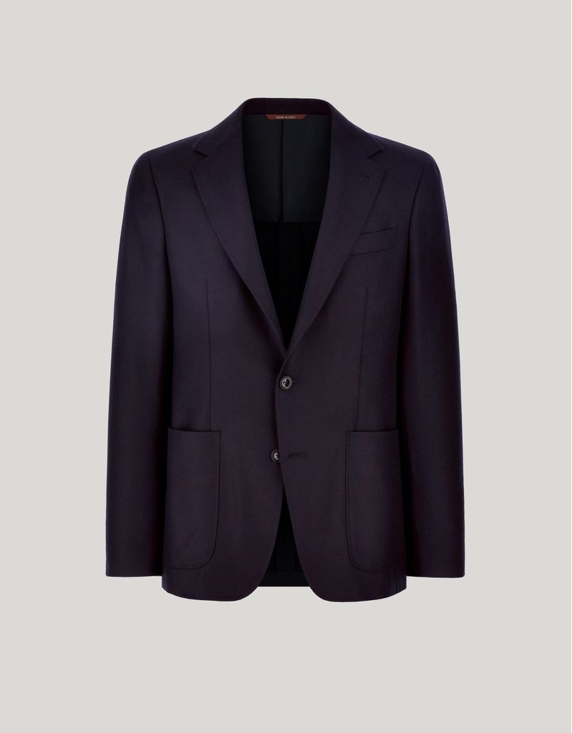 Exclusive 海军蓝纯羊绒 Kei 西装外套