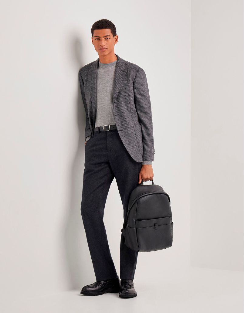Gray modern fit pure wool Kei jacket